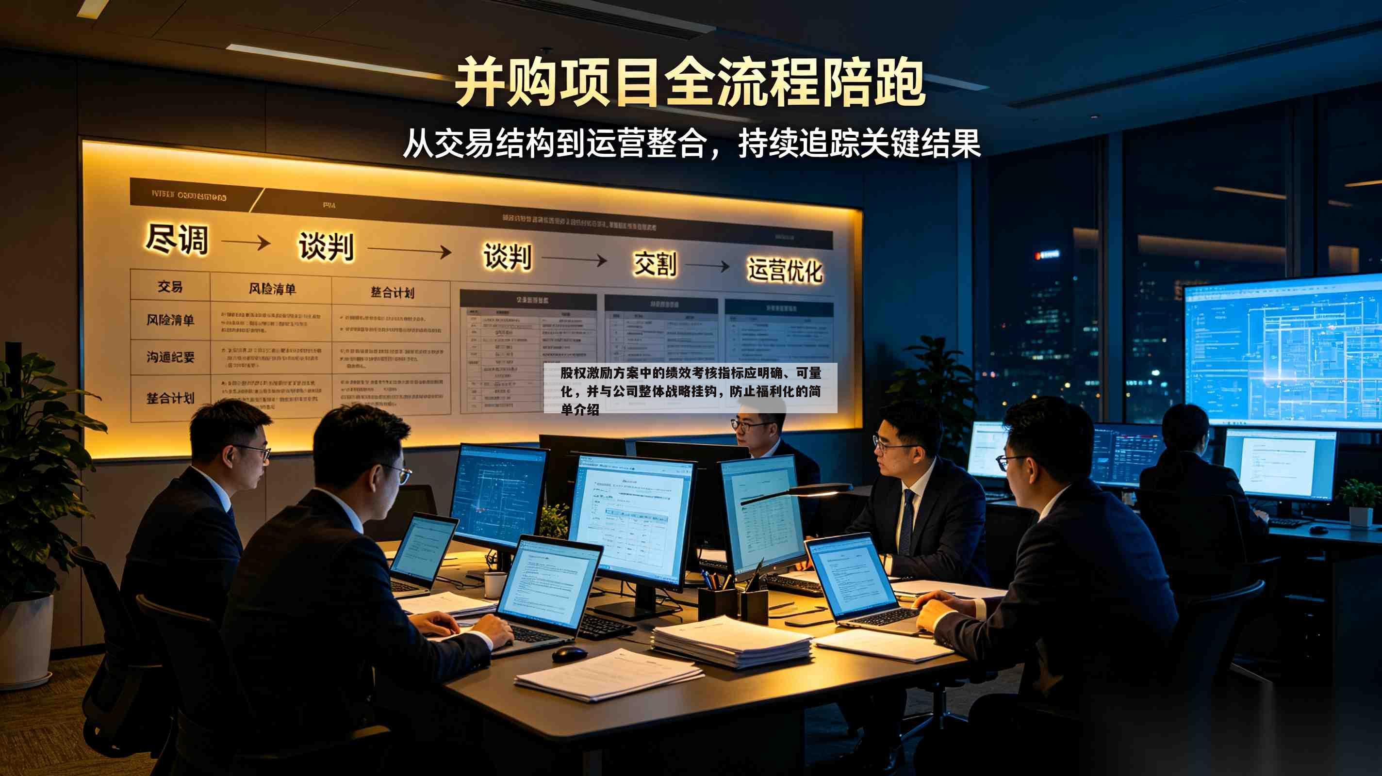股权激励方案中的绩效考核指标应明确、可量化，并与公司整体战略挂钩，防止福利化的简单介绍-第1张图片-深圳中创商业咨询
